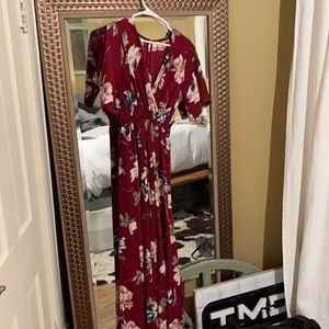 Floral maxi dress